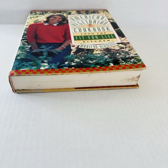 1990 American Vegetarian Cookbook Fit For Life Marilyn Diamond 422 pgs Hardcover - Picture 4 of 16